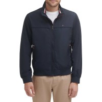 Tommy Hilfiger Men’s Golf Bomber Jacket, Blue, X-Large