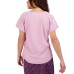  Ladies' V-neck Top, Pink, X-Small