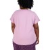  Ladies' V-neck Top, Pink, X-Small