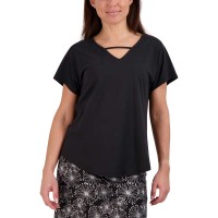 Tranquility by Colorado Clothing Ladies' V-neck Top, Black, Medium