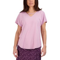 Tranquility by Colorado Clothing Ladies' V-neck Top, Pink, X-Small