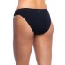  Bijou Solid Hipster Bikini Bottoms, 6, Black