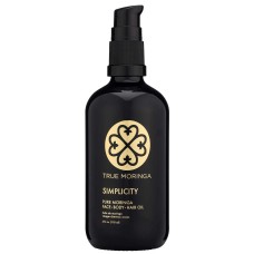 TRUE MORINGA Simplicity Pure Moringa Oil, 4.0 fl oz