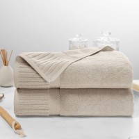 Turkish Towels Optimum 2-piece Bath Sheet Set, Light Gray