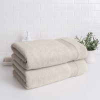 Turkish Towels Signature Collection 2-piece Bath Sheet Set, Dark Gray