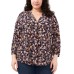 Two by  Ladies' V-Neck Top, Blue, X-Large