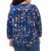 Two by  Ladies' V-Neck Top, Teal, XX-Large