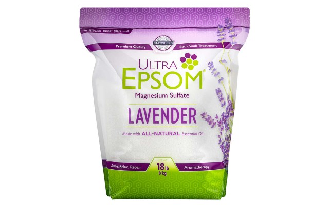 Ultra Epsom Lavender Bath Salts, 18 Pound Bag