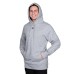  Men’s Hustle Fleece Hoodie, Gray, Large