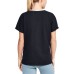  Women’s Charged Cotton Ringer T-Shirt, Black, XX-Large