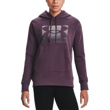 Under Armour Women’s Cotton Blend Fleece Graphic Hoodie, Purple, Small