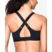  Women’s Eclipse High Impact Front Zip Sports Bra , Black, 34B