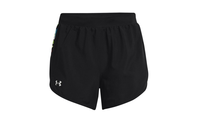  Women’s Fly By 2.0 Floral-Print Shorts, Black, X-Small