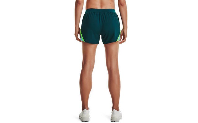  Women’s Fly By 2.0 Running Shorts , Dark Cyan , X-Small