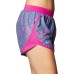  Women’s Fly By Printed Shorts, Purple, X-Large