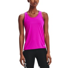 Under Armour Women’s Fly By Mesh-Back Tank Top, Meteor Pink, Medium