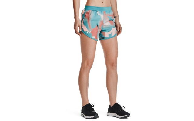  Women’s Fly By Printed Shorts, Blue, XX-Large