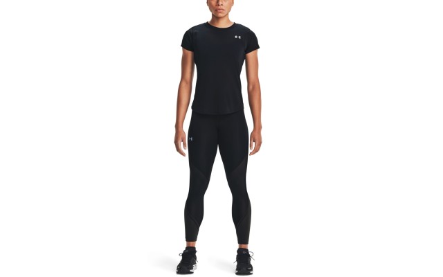  Women’s Fly Fast Mesh Panel Athletic Leggings, Black, X-Large