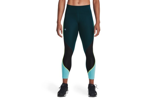  Women’s Fly Fast Mesh Panel Athletic Leggings, Blue, Large