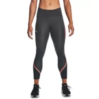 Under Armour Women’s Fly Fast Mesh Panel Athletic Leggings, Gray, Medium