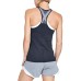  Women’s HeatGear Armour Racer Tank, Midnight, Large