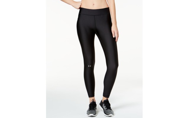  Women’s HeatGear Armour Leggings, Black, X-Small