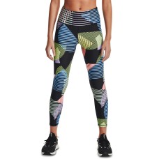 Under Armour Women’s HeatGear Geometric-Print 7/8 Length Leggings, Black/Multi, Medium