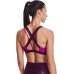  Women’s HeatGear Low Impact Sports Bra, Pink, Small