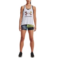 Under Armour Women’s HeatGear Printed Shorts, Black, Small