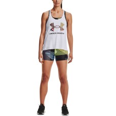Under Armour Women’s HeatGear Printed Shorts, Black, Small