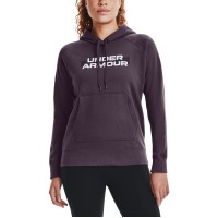 Under Armour Women’s Logo Hoodie,Purple, Small