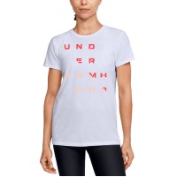 Under Armour Women’s Logo T-Shirt, White, Large