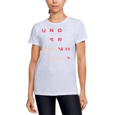 Under Armour Women’s Logo T-Shirt, White, Small