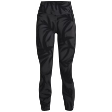 Under Armour Women’s Meridian Printed 7/8 Length Leggings, Black/Gray, Large