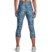  Women’s Printed Cropped Leggings, Blue, X-Small
