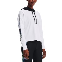 Under Armour Women’s Rival Terry Hoodie, White, X-Large