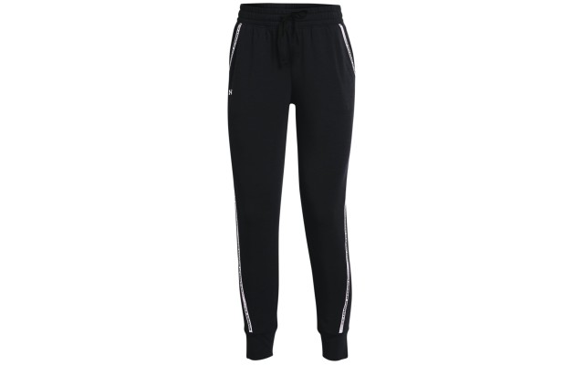  Women’s Rival Terry Taped Full Length Pants, Black, Medium