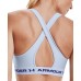  Womens Seamless Low Longline Sports Bra, Bright Blue, X-Small
