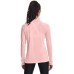  Women’s Tech Twist Half Zip Long-Sleeve Pullover, Pink, X-Large