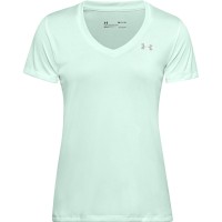 Under Armour Women’s Tech V-Neck Twist Short-Sleeve T-Shirt,Seaglass Blue, X-Small