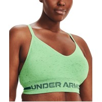Under Armour Women’s Ua Seamless Long-Line Low-Impact Sports Bra, Liberty Green, Medium