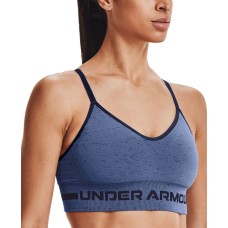 Under Armour Women’s Ua Seamless Long-Line Low-Impact Sports Bra, Midnight, X-Large