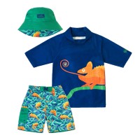 UV Skinz Kids' 3-piece Swim Set, Chameleon, One Color, 2T