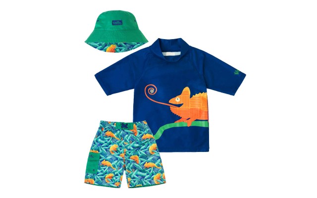 Kids' 3-piece Swim Set, Chameleon, One Color, 2T