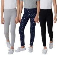 Vigoss Youth 3-pack Legging, Black, One Color, Large (14/16)