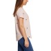 Ladies' Embroidered Tee, Pink, X-Large