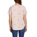  Ladies' Embroidered Tee, Pink, Medium