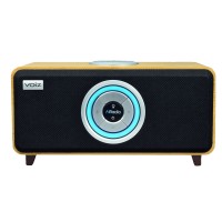 Voiz Voiz AiRadio Duo Smart Speaker with Alexa Voice Control -Black