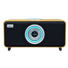 Voiz Voiz AiRadio Duo Smart Speaker with Alexa Voice Control -Black