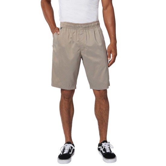  Men’s Performance Short, Tan, Large